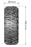 Louise CR-Mallet RC Crawler Tires 1/10 1.9" Class 1 SS 12mm Black Mounted (2)