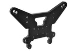 Team Corally C-00180-878 Aluminum Rear Shock Tower 5mm in black, designed as a durable radio control car part for enhanced suspension performance.