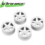 Louise LNHA451 5 Spoke Wheel White 26mm -0mm T410 Drift & Rally