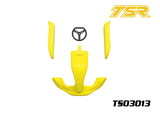Team Saxo TS03013-RY Plastic Body Set Yellow GK-200