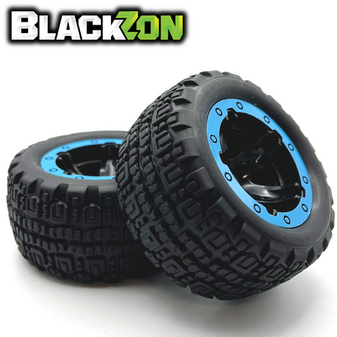 BlackZon BZN540109 Mounted Tires & Wheels Blue