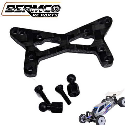 Bermco RC Parts Carbon Front Shock Tower Losi Micro-B & T