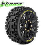 Lousie MFT B-Uphill 1/8 Buggy Tires 17mm Black Spoke Rim Soft (2) RC Car Truck