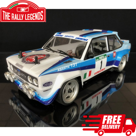 The Rally Legends Fiat 131 Abarth WRC 1/10 4wd RTR Rally Car