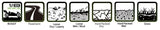 Lousie B-Uphill 1/8 Off-Road Buggy Tires 17mm Black Spoke Rim Soft (2) RC Car