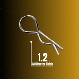 Bermco RC Parts 1/10 Body Clips (10)