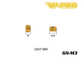 VP-PRO GN-M3 Gold M3 Locknuts (20)