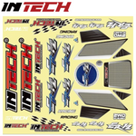INTECH Racing 600011 ER12 Body Decal RC Car Part Buggy Sticker Sheet