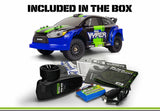 BlackZon Vyper RX RC Rally Car RTR 1/14 4WD Blue/Green