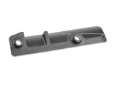 Team Corally C-00180-915 Left and Right Winglets for HDA-3 Front Upper Arms in black plastic, designed as durable radio control parts for rc cars.