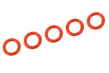Team Corally C-00180-182 Silicone O-Ring 5x8mm (5) set of five red silicone O-rings for radio control car parts and rtr rc cars maintenance or repair.