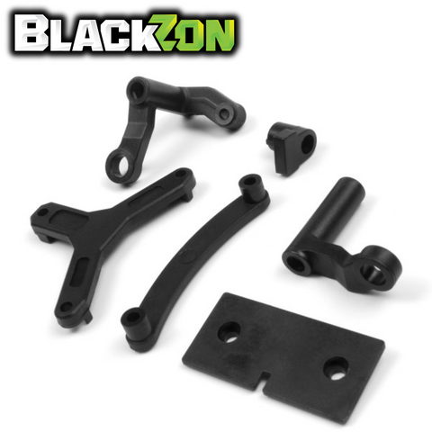 BlackZon BZN540125 Steering Assembly & Servo Mount Set