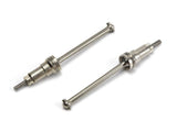BlackZon BZN540473 Front Universal Drive Shafts Steel (2) Spryte Turbo shown as two steel drive shaft components designed for radio control parts and rc car parts.