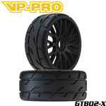 VP-PRO 1/8 GT Black Spoke Wheel (2) Soft-Hard Blade-Tech