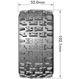 Louise ST-Pioneer Mini Maxx XRT Tires 12, 14, 17mm Hex 0 & 1/2' Off Soft (2)