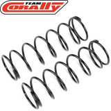 Team Corally C-00180-628 Hard Front Shock Spring Buggy 1.8mm 75-77mm black coil springs for radio control parts and rc car upgrades.