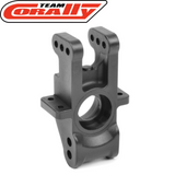 Team Corally C-00180-008 Rear Hub, a durable black radio control part designed for enhanced performance in rc cars and rtr rc cars.