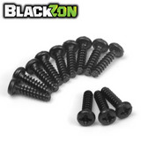 BlackZon BZN540458 Pan Head Tapping Screws PBHO3x12mm (12) Vyper