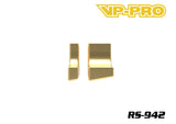 VP-PRO RS-942 Infinity IFB8 Brass Front Chassis Weights 50g 100g designed for radio control parts, enhancing balance and performance in rc cars and rtr rc cars.