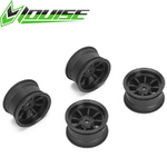 Louise LNBA265 8 Spoke Wheel +4mm Black LMX