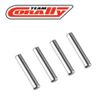 Team Corally C-00230-0069 Steel Wheel Hex Pin 2.5x12mm (4) Furago Punisher XD