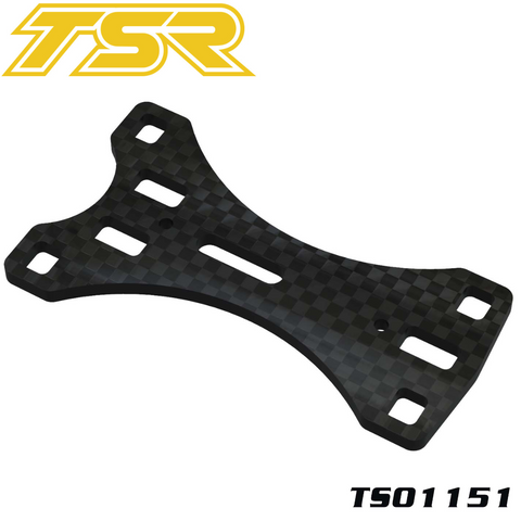 Team Saxo TS01151 Arm Mount Plate 2.5MM Graphite