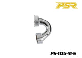 POWERSTAR PS-105M-S 1/8 GT On-Road Exhaust Manifold Silver