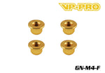 VP-PRO GN-M4-F Gold M4 Flange Locknuts (20)
