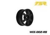 Team Saxo WE-002 1/10 Touring Car Spoke Wheels On road RC Racing Black White (8)