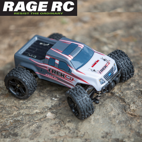 RAGE RC Mini Trek MT 1/24 Monster Truck RTR Gray