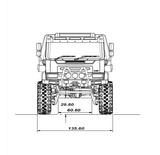 Hobby Plus CR18P ARKTOS 6X6 Yellow 1/18 RTR Crawler Flatbed