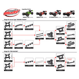 Team Corally C-00180-424 5mm Aluminum Shock Tower Xtreme Front
