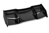 Team Corally C-00180-226-B 1/8 Black Wing designed as a durable, aerodynamic rc car part to enhance performance and stability in radio control cars.