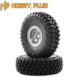 Hobby Plus HBP240057 1.0 T-FINDER A/T Tire With Wheels Pair