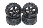 Rage RC RGRC2468 Mini Trek Assembled Wheels (4)