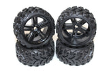 Rage RC RGRC2468 Mini Trek Assembled Wheels (4)