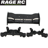 Rage RC RGRC2458 Mini Trek Shock Towers & Wing