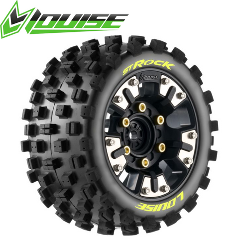 Louise ST-Rock Mini Maxx XRT Tires 12, 14, 17mm Hex 0 & 1/2' Off Soft (2)