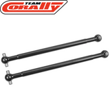 Team Corally C-00180-369-2 Steel 93mm Dogbones (2) for radio control cars, durable steel construction designed for high performance rc car parts and rtr rc cars.