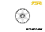 Team Saxo WE-002 1/10 Touring Car Spoke Wheels On road RC Racing Black White (8)