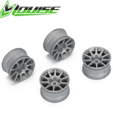 Louise LNBA269 10 Spoke Wheel +4mm Gray LMX