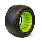 Whitz 1/10 Wingman Rear 2.2" Slick Tires (2) SS Soft RC Car High Bite Dirt Oval