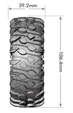 Louise CR-Rowdy RC Crawler Tires 1/10 1.9" Class 1 SS 12mm Black Mounted (2)