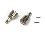 BlackZon BZN540442 Differential Cup (2) Vyper & Turbo metal parts for radio control car drivetrain, shown with two small pins on a white background.