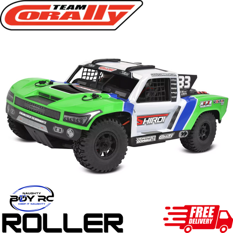 Team Corally Shiroi XP6 1/8 6S Short Course Truck Roller Green