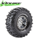 Louise CR-Champ RC Crawler Tires 1/10 1.9" Class 1 SS 12mm CH-BL Mounted (2)