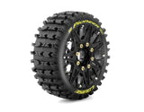 Lousie MFT B-Pioneer 1/8 Buggy Tires 17mm Black Spoke Rim Soft (2) RC Car Truck