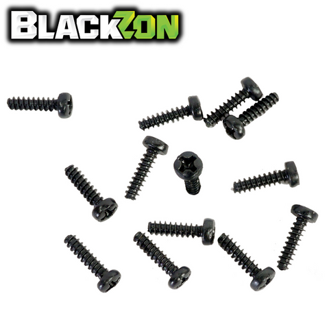 BlackZon BZN540048 Pan Head Self Tapping Screws PBHO2.6x10mm (12)