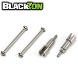 BlackZon BZN540474 Rear Axle and Drive Shafts Steel (2) Spryte Turbo set of metal parts for rc cars designed for durability and precision in radio control vehicle performance.