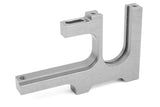 Team Corally C-00180-176 Aluminum Motor Mount made of precision-machined silver aluminum for durable and secure installation in rc cars and radio control parts.